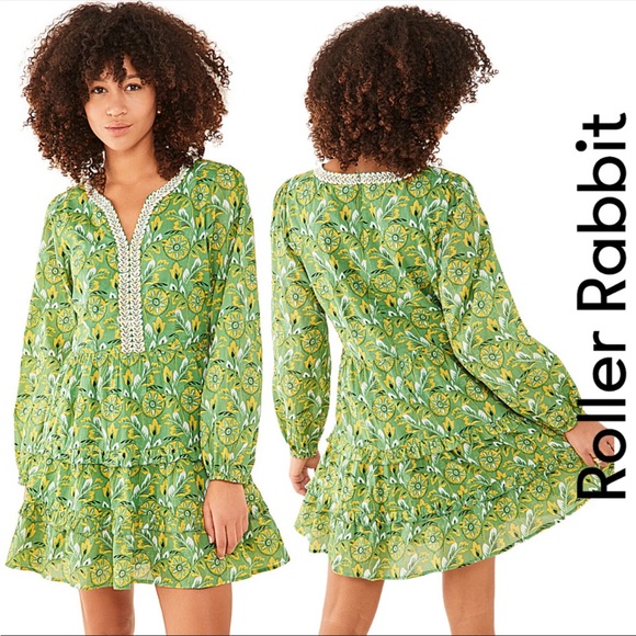 Roberta Roller Rabbit Dresses Roller Rabbit Zanna Naema Dress Green